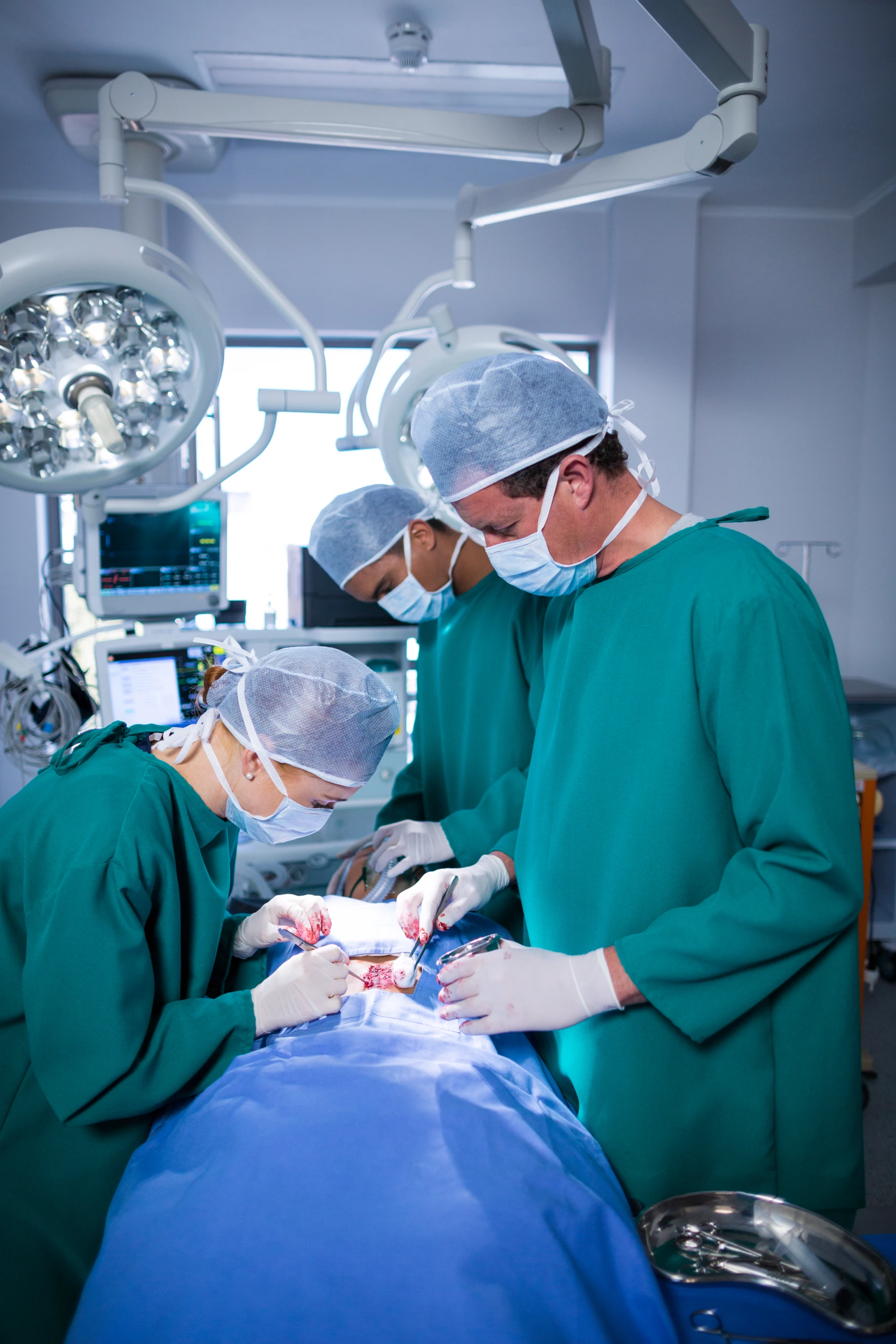 Surgeons streaming live from the operating room
